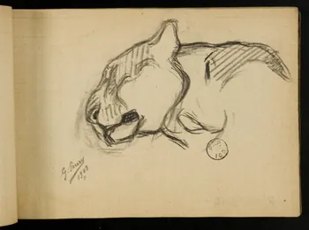 Gustave Soury carnet de dessins carnet de dessins 1903 1967.116.914.20 Photo