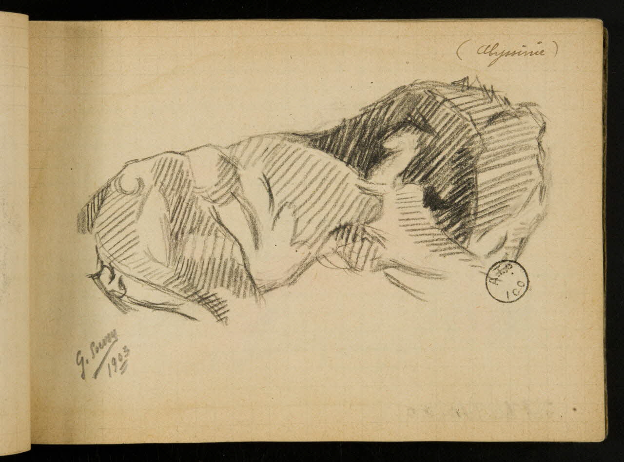 Gustave Soury carnet de dessins carnet de dessins 1903 1967.116.914.21 Photo