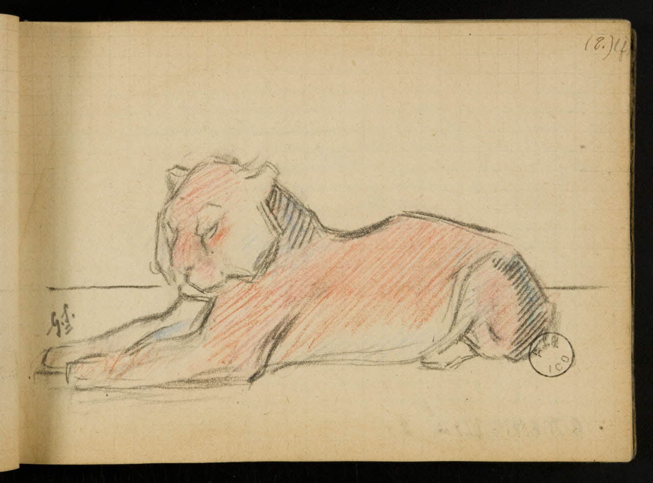 Gustave Soury carnet de dessins carnet de dessins 1903 1967.116.914.22 Photo