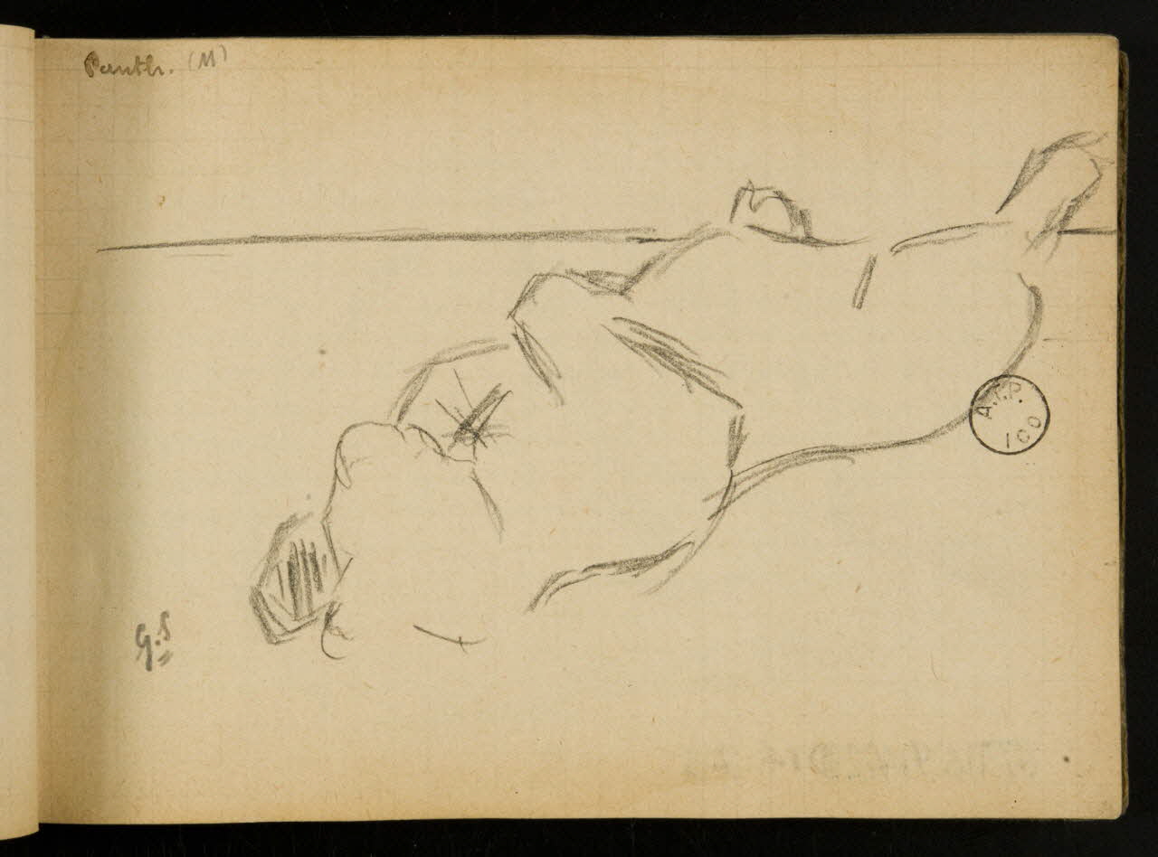 Gustave Soury carnet de dessins carnet de dessins 1903 1967.116.914.23 Photo