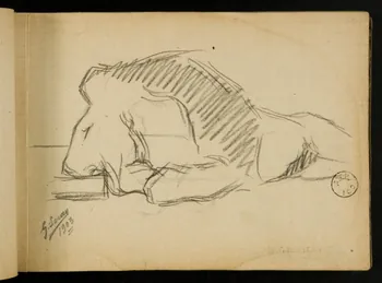 Gustave Soury carnet de dessins carnet de dessins 1903 1967.116.914.25 Photo
