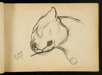 Gustave Soury carnet de dessins carnet de dessins 1903 1967.116.914.27 Photo