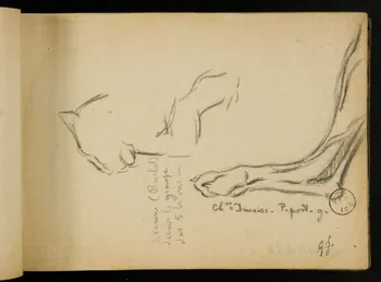 Gustave Soury carnet de dessins carnet de dessins 1903 1967.116.914.29 Photo