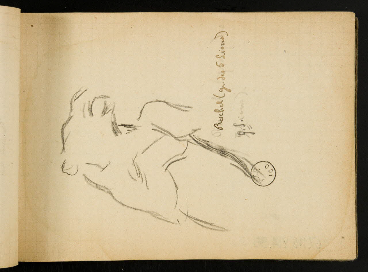 Gustave Soury carnet de dessins carnet de dessins 1903 1967.116.914.30 Photo