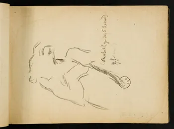 Gustave Soury carnet de dessins carnet de dessins 1903 1967.116.914.30 Photo
