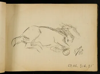 Gustave Soury ensemble (2) carnet de dessins 1903 1967.116.914.31 Photo