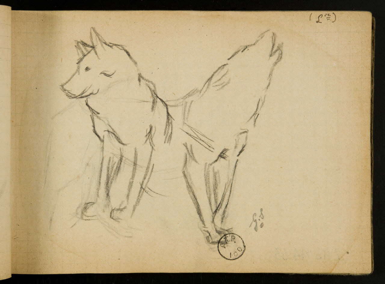 Gustave Soury carnet de dessins carnet de dessins 1903 1967.116.914.33 Photo