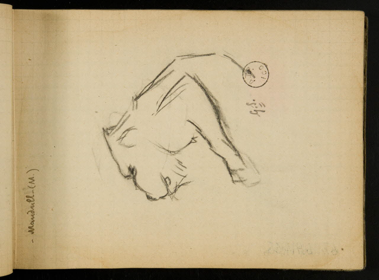 Gustave Soury carnet de dessins carnet de dessins 1903 1967.116.914.35 Photo