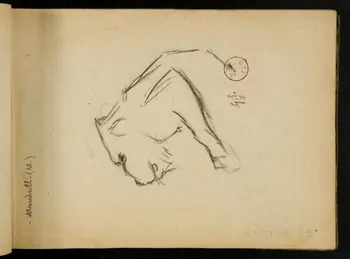 Gustave Soury carnet de dessins carnet de dessins 1903 1967.116.914.35 Photo