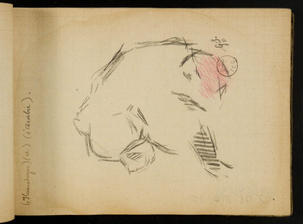 Gustave Soury carnet de dessins carnet de dessins 1903 1967.116.914.36 Photo