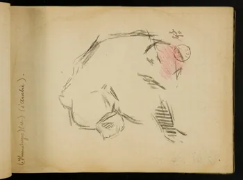 Gustave Soury carnet de dessins carnet de dessins 1903 1967.116.914.36 Photo