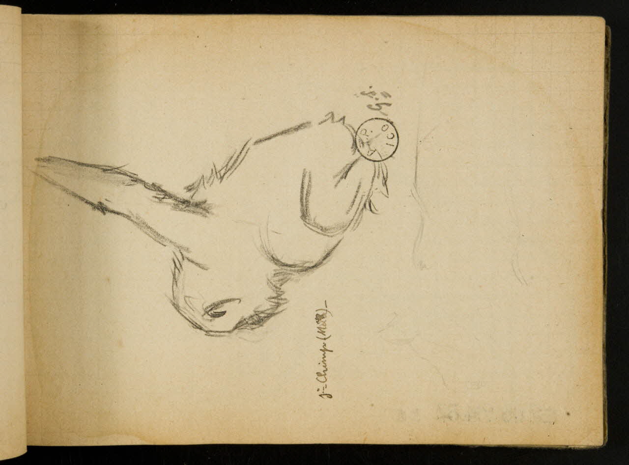 Gustave Soury carnet de dessins carnet de dessins 1903 1967.116.914.37 Photo