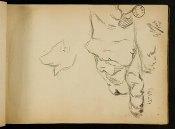 Gustave Soury carnet de dessins carnet de dessins 1903 1967.116.914.39 Photo