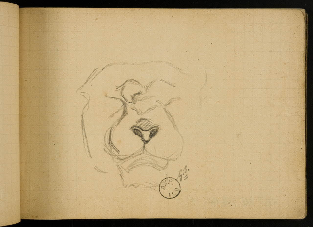 Gustave Soury carnet de dessins carnet de dessins 1903 1967.116.914.4 Photo