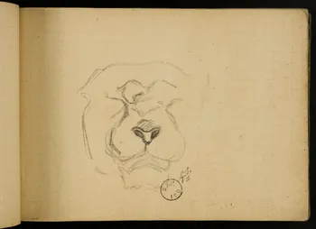 Gustave Soury carnet de dessins carnet de dessins 1903 1967.116.914.4 Photo
