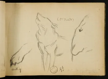 Gustave Soury carnet de dessins carnet de dessins 1903 1967.116.914.40 Photo