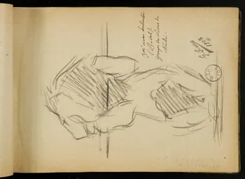 Gustave Soury carnet de dessins carnet de dessins 1903 1967.116.914.41 Photo