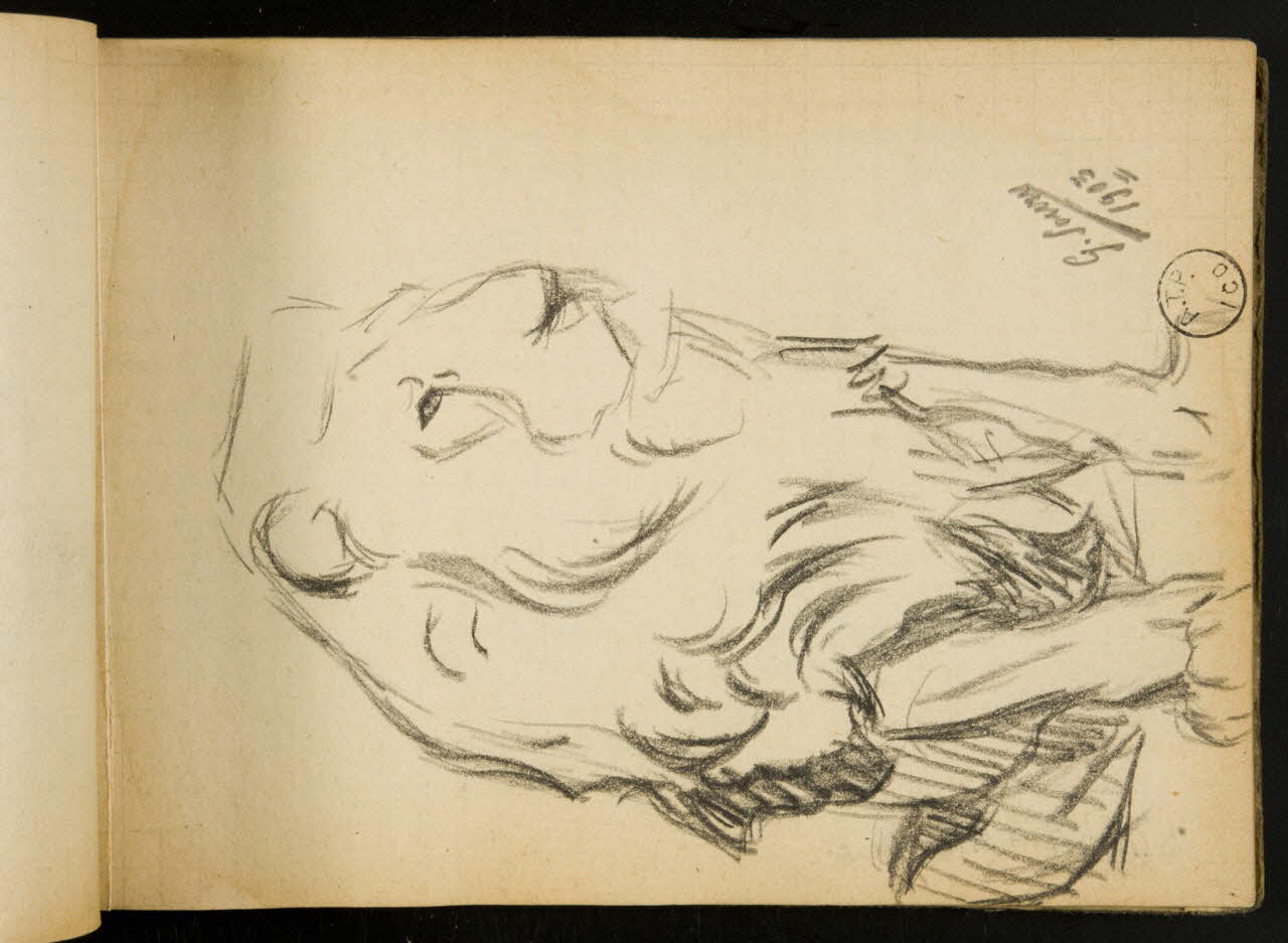 Gustave Soury carnet de dessins carnet de dessins 1903 1967.116.914.42 Photo