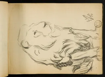 Gustave Soury carnet de dessins carnet de dessins 1903 1967.116.914.42 Photo