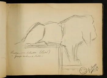 Gustave Soury carnet de dessins carnet de dessins 1903 1967.116.914.44 Photo