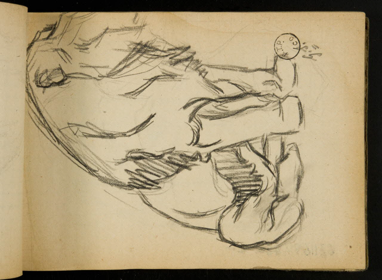 Gustave Soury carnet de dessins carnet de dessins 1903 1967.116.914.45 Photo