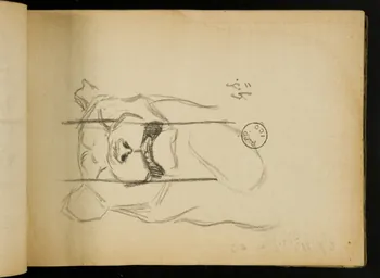 Gustave Soury carnet de dessins carnet de dessins 1903 1967.116.914.46 Photo