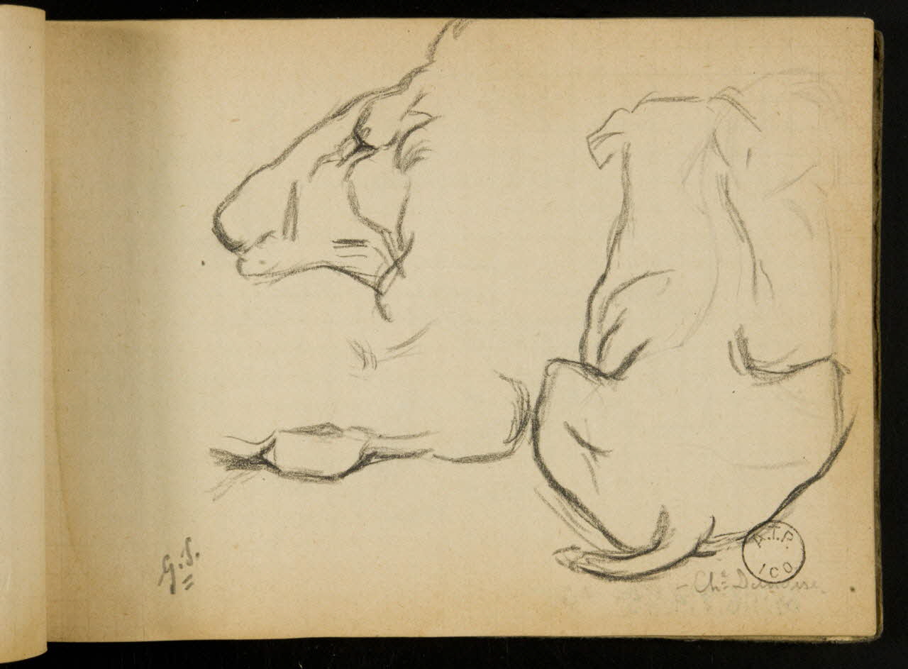 Gustave Soury carnet de dessins carnet de dessins 1903 1967.116.914.48 Photo