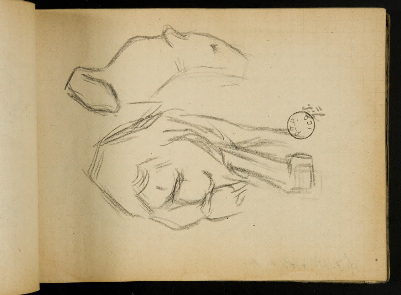 Gustave Soury carnet de dessins carnet de dessins 1903 1967.116.914.49 Photo