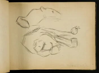 Gustave Soury carnet de dessins carnet de dessins 1903 1967.116.914.49 Photo