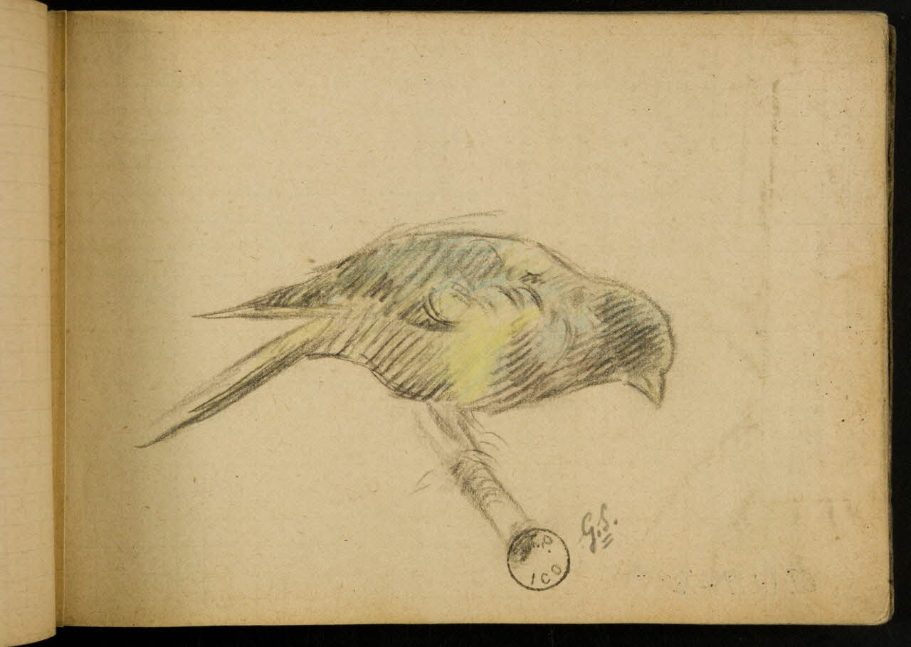 Gustave Soury carnet de dessins carnet de dessins 1903 1967.116.914.5 Photo