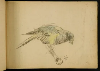 Gustave Soury carnet de dessins carnet de dessins 1903 1967.116.914.5 Photo
