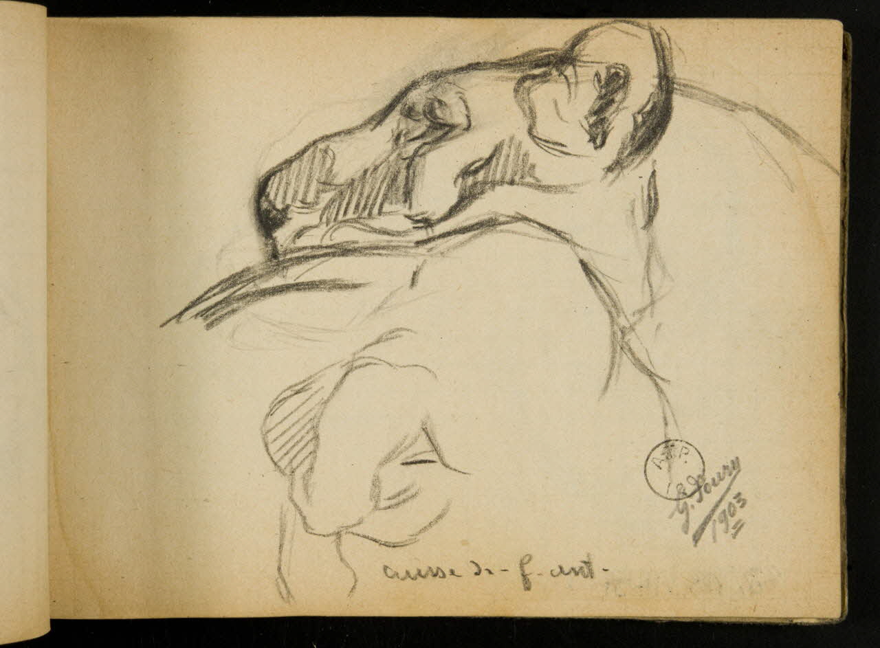 Gustave Soury carnet de dessins carnet de dessins 1903 1967.116.914.51 Photo