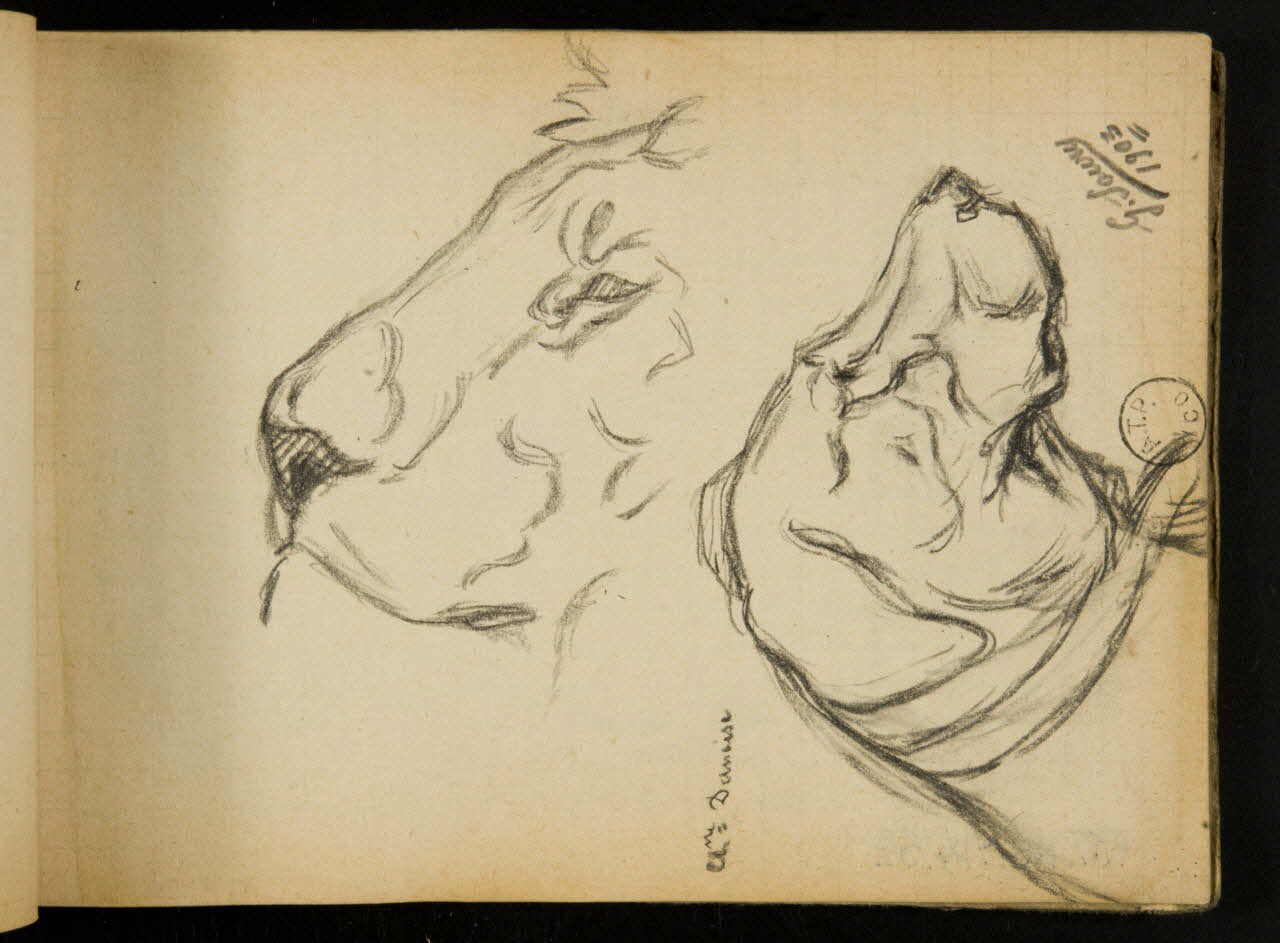 Gustave Soury carnet de dessins carnet de dessins 1903 1967.116.914.52 Photo