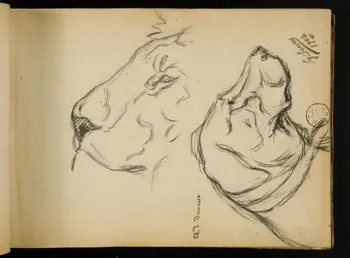 Gustave Soury carnet de dessins carnet de dessins 1903 1967.116.914.52 Photo