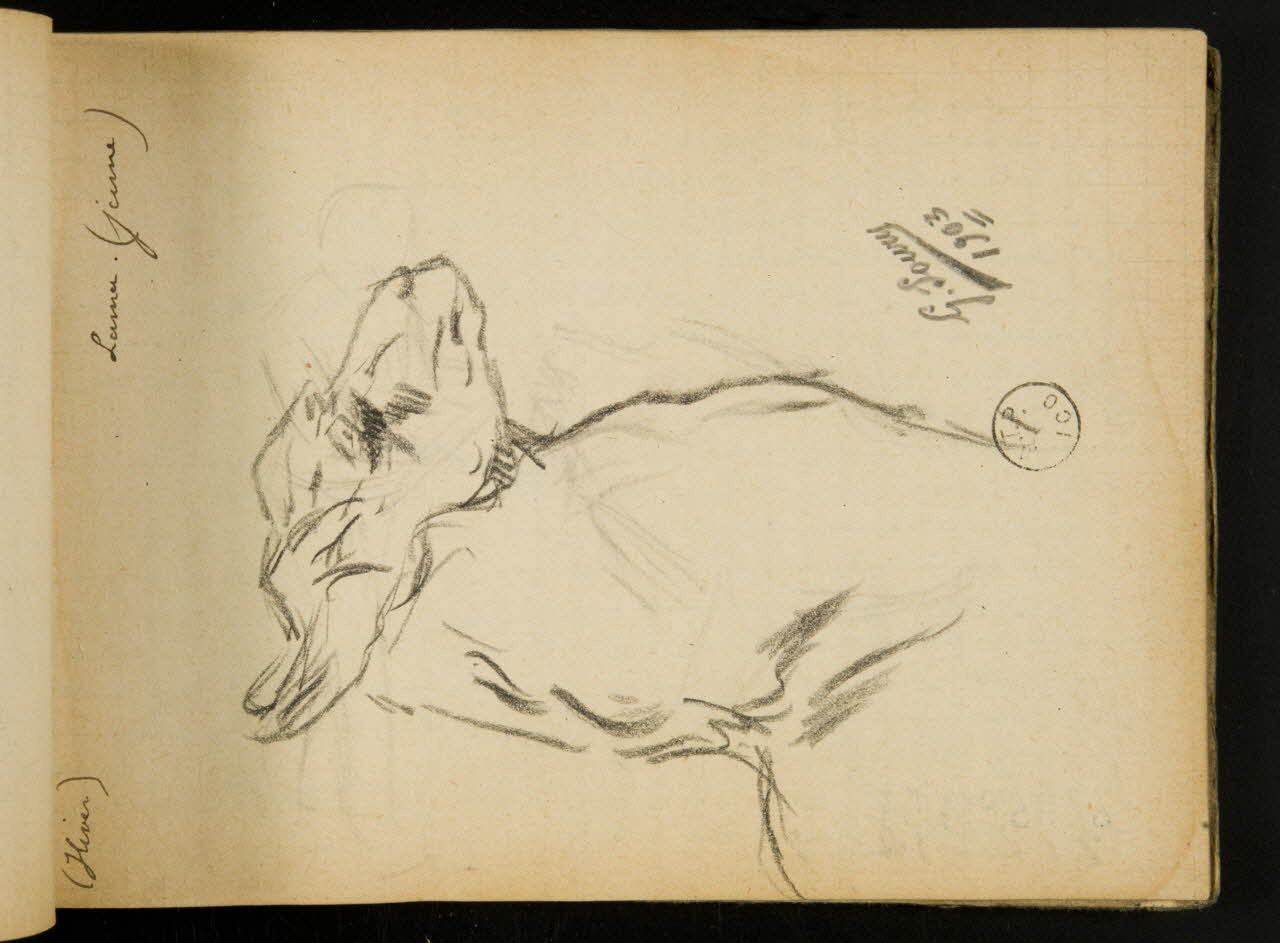 Gustave Soury carnet de dessins carnet de dessins 1903 1967.116.914.53 Photo