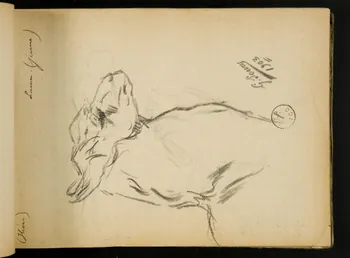 Gustave Soury carnet de dessins carnet de dessins 1903 1967.116.914.53 Photo