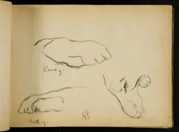 Gustave Soury carnet de dessins carnet de dessins 1903 1967.116.914.54 Photo