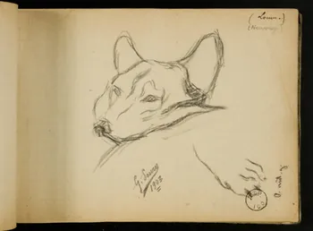 Gustave Soury carnet de dessins carnet de dessins 1903 1967.116.914.55 Photo
