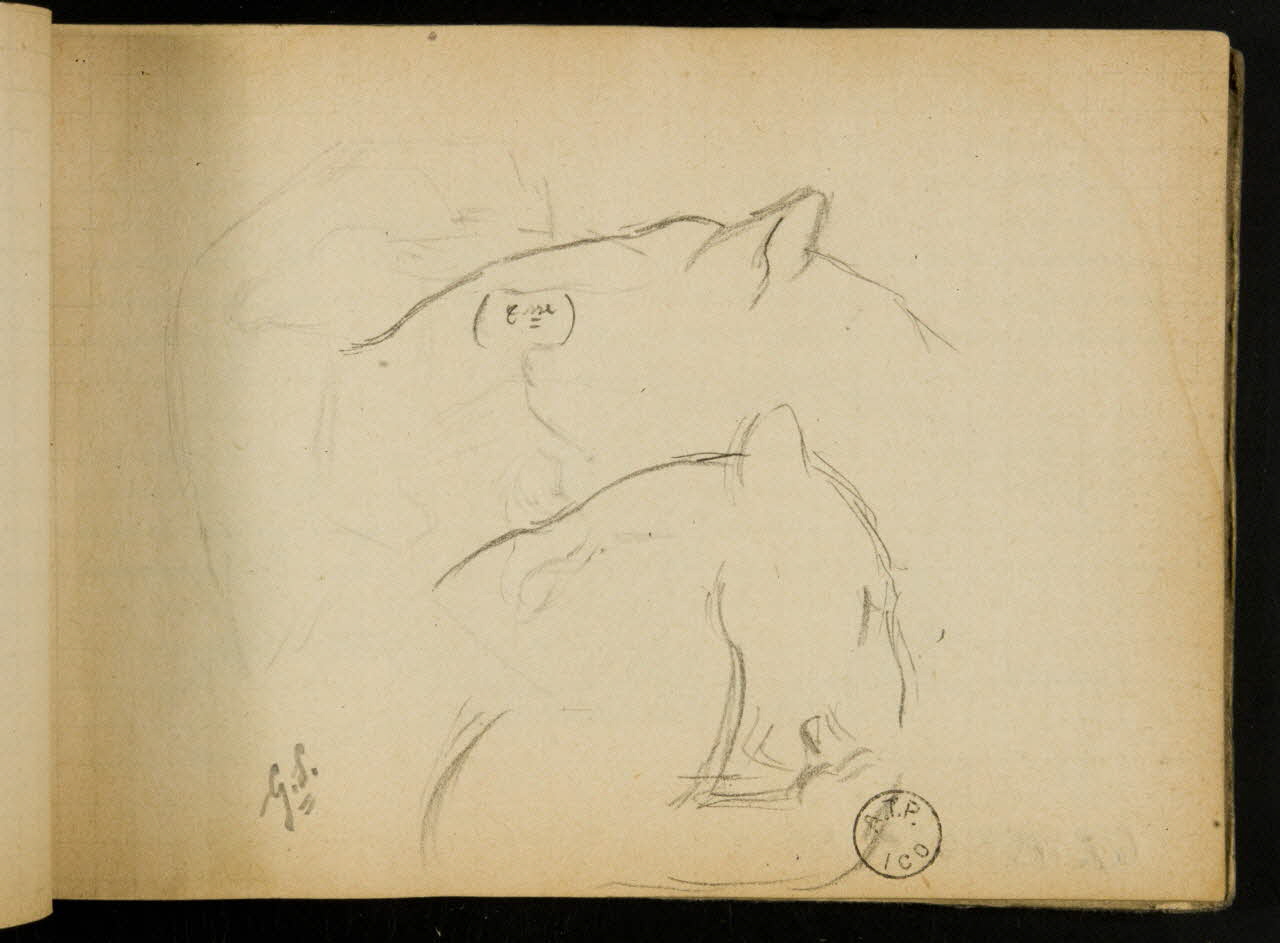 Gustave Soury carnet de dessins carnet de dessins 1903 1967.116.914.56 Photo