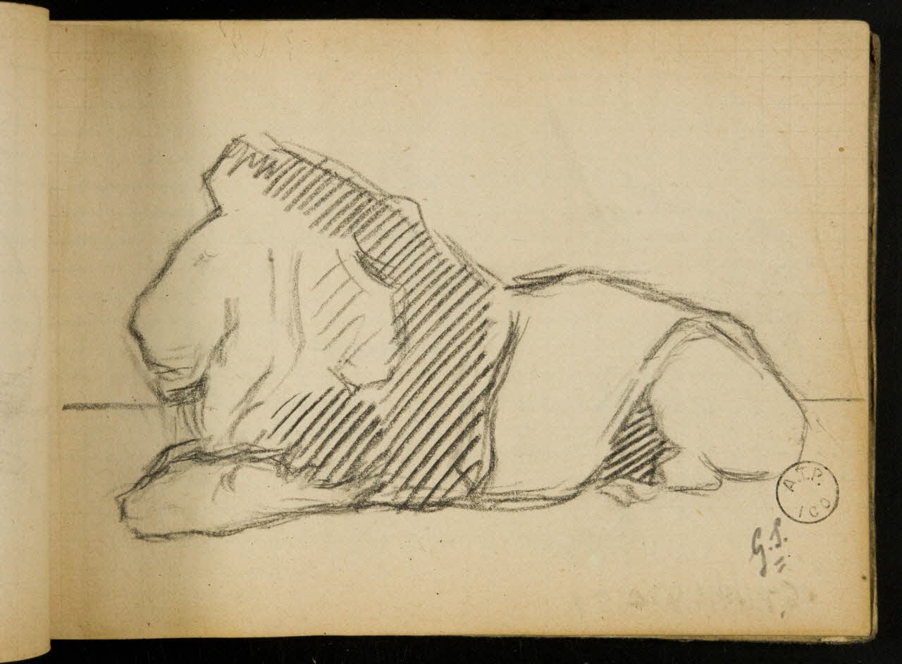 Gustave Soury carnet de dessins carnet de dessins 1903 1967.116.914.57 Photo