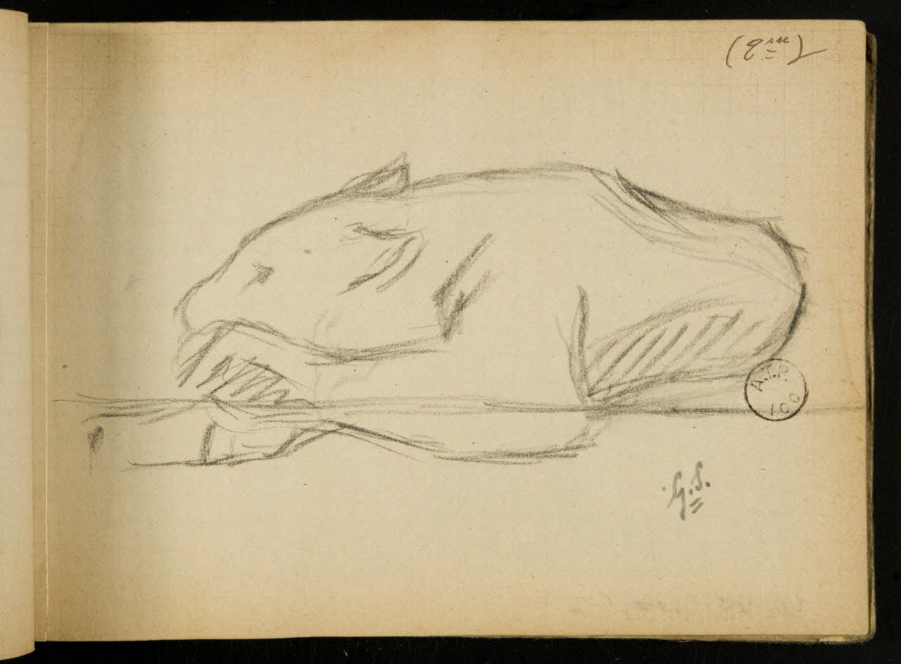 Gustave Soury carnet de dessins carnet de dessins 1903 1967.116.914.58 Photo