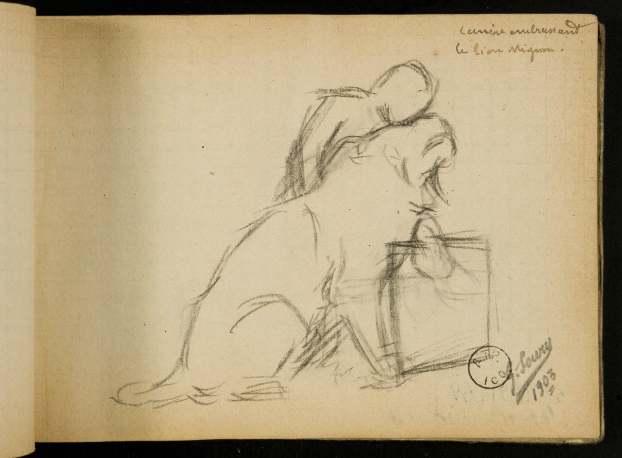 Gustave Soury carnet de dessins carnet de dessins 1903 1967.116.914.59 Photo