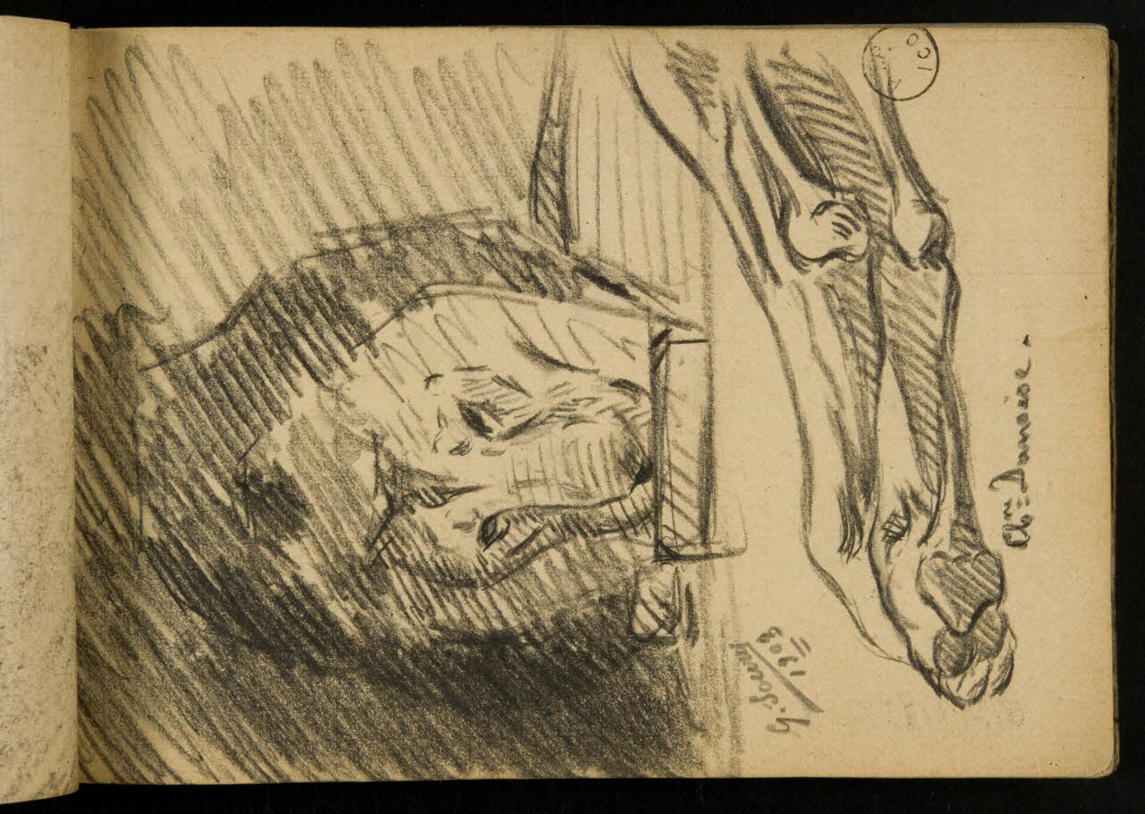 Gustave Soury carnet de dessins carnet de dessins 1903 1967.116.914.6 Photo