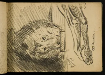 Gustave Soury carnet de dessins carnet de dessins 1903 1967.116.914.6 Photo