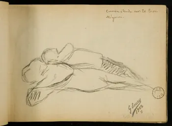 Gustave Soury carnet de dessins carnet de dessins 1903 1967.116.914.60 Photo