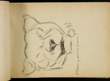 Gustave Soury carnet de dessins carnet de dessins 1903 1967.116.914.63 Photo