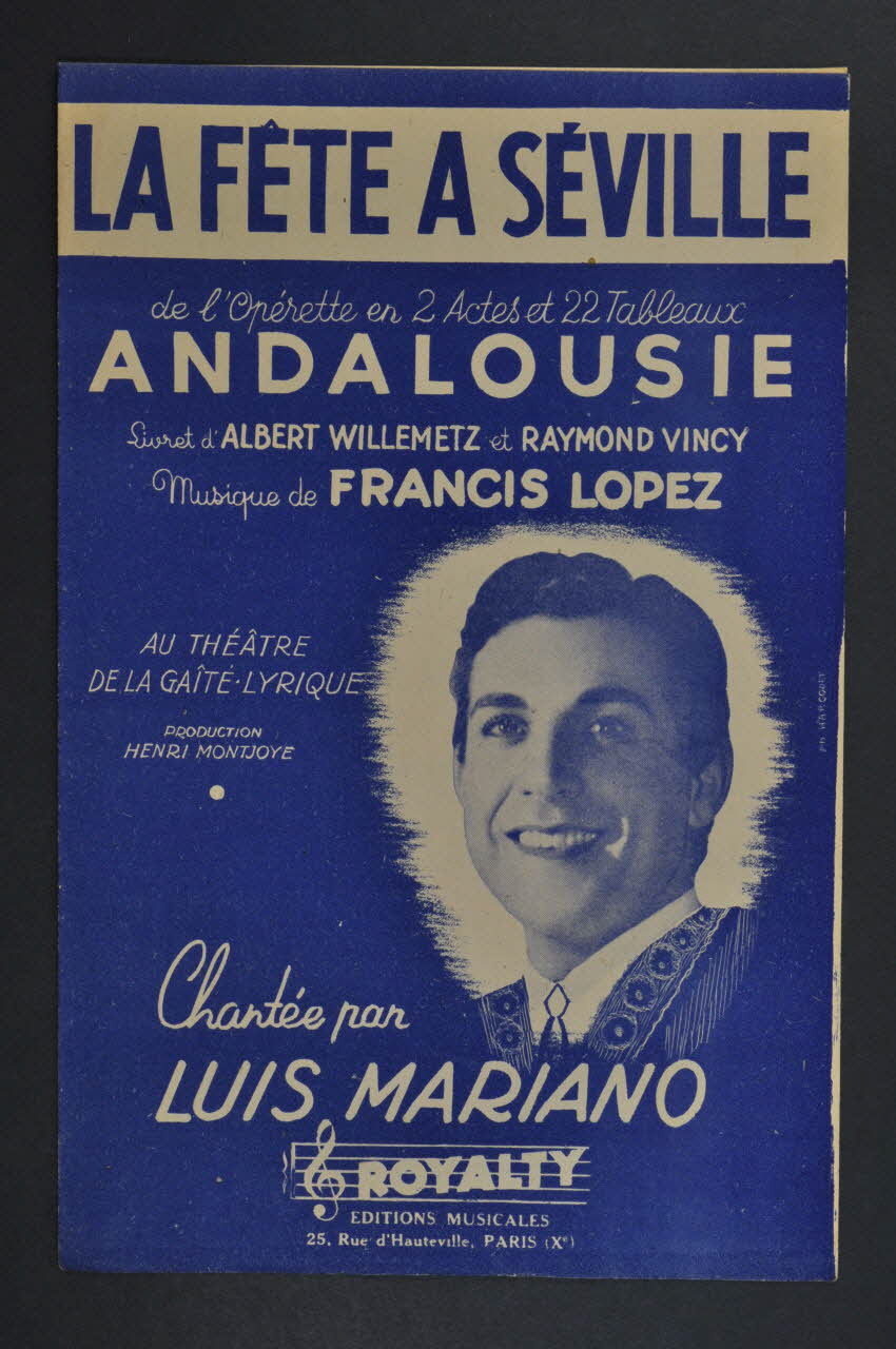 chanson petit format 1966.190.123 Photo Mucem