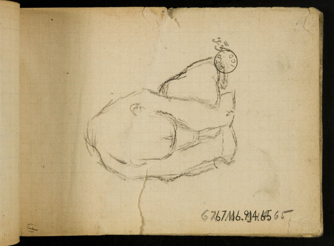 Gustave Soury carnet de dessins carnet de dessins 1903 1967.116.914.65 Photo