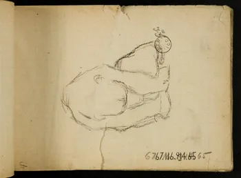 Gustave Soury carnet de dessins carnet de dessins 1903 1967.116.914.65 Photo