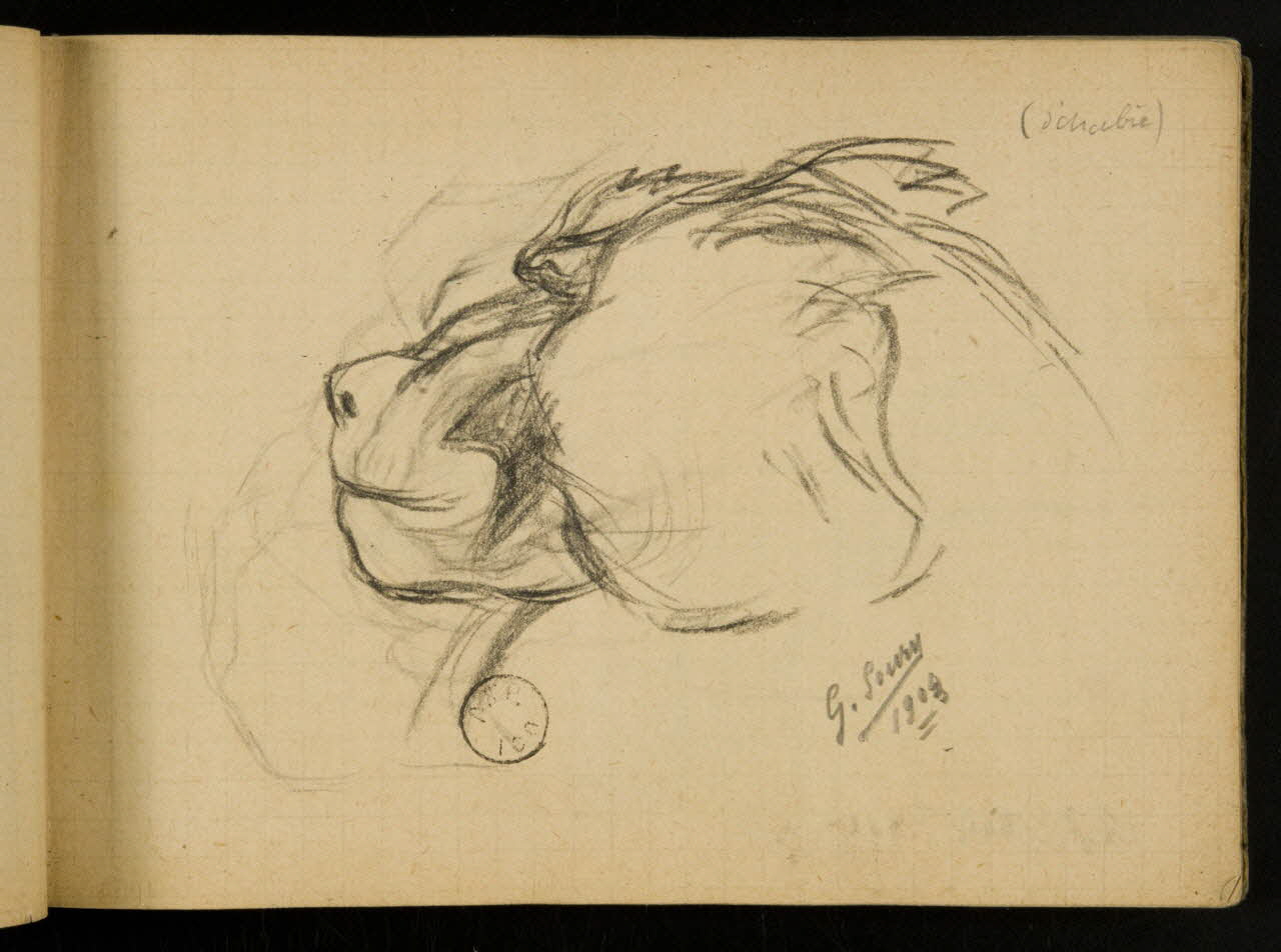 Gustave Soury carnet de dessins carnet de dessins 1903 1967.116.914.7 Photo